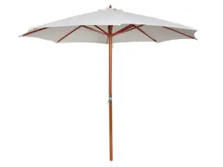 Parasol 300x258 cm sandhvid