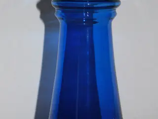 Holmegaard Harmony vase, blå, mellem