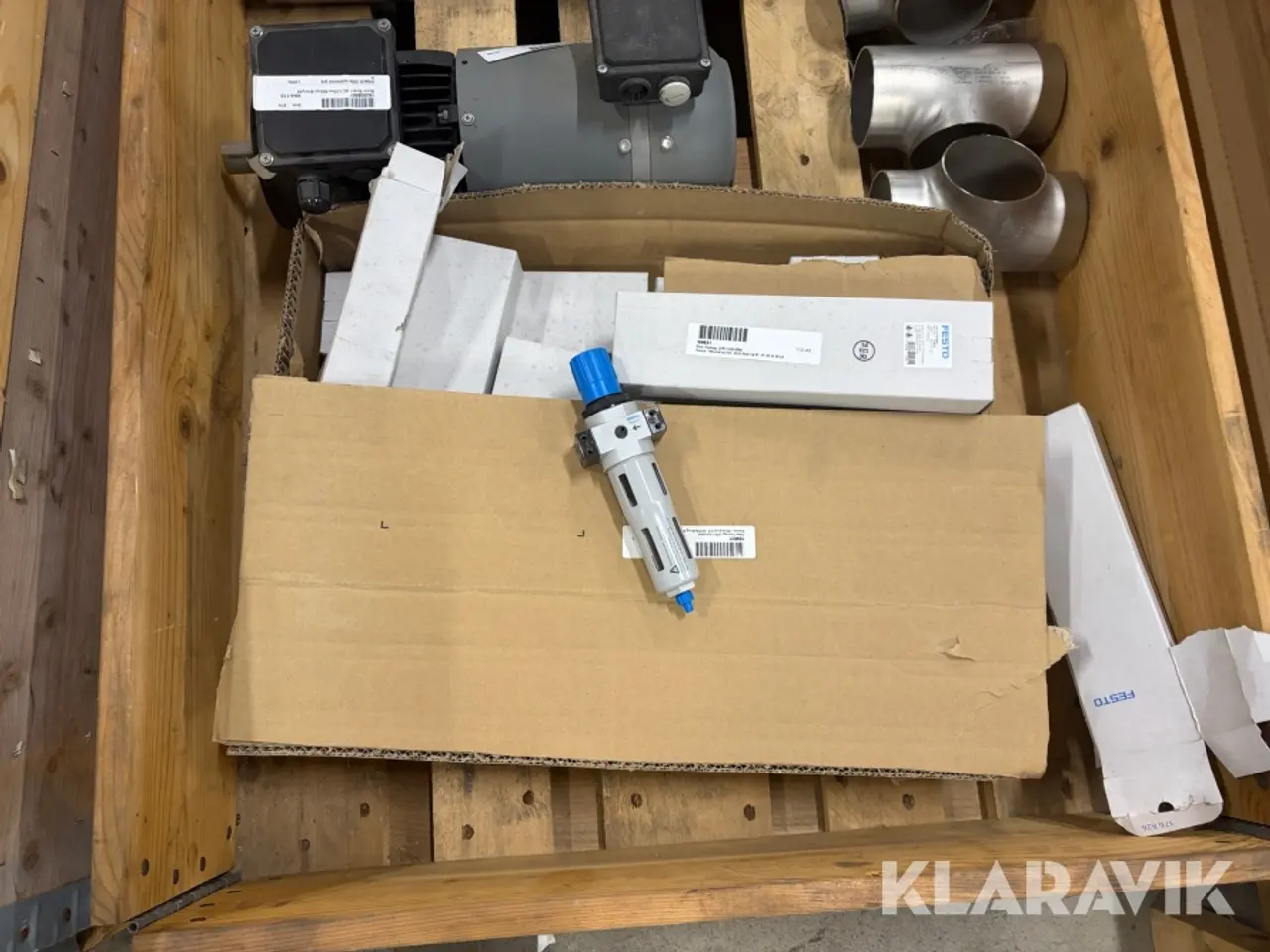 Billede 7 - Tromlemotor, el motor og filtertryg regulator 1 styk Palle + en kasse
