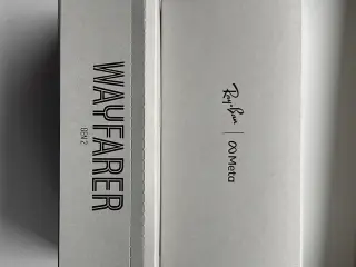Meta Ray-Ban Wayfarer Gen 2 – NYE & UÅBNEDE – Kvit