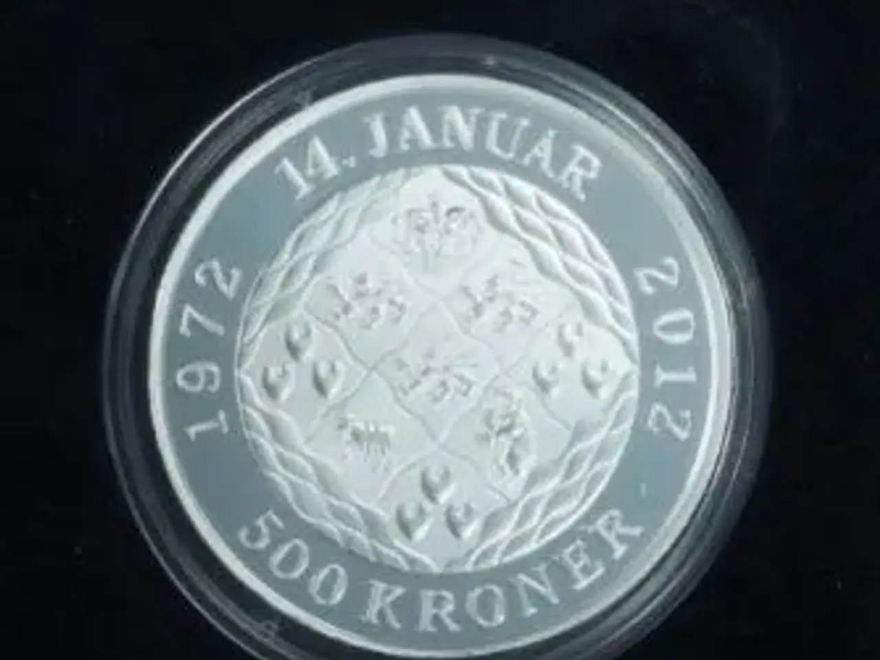 Billede 1 - 500 kr. 2012 Dronning Margrethes 40 år