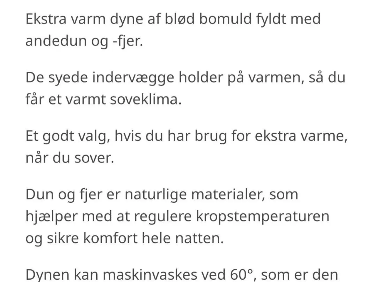 Billede 2 - Stor dobbeltdyne fra Ikea