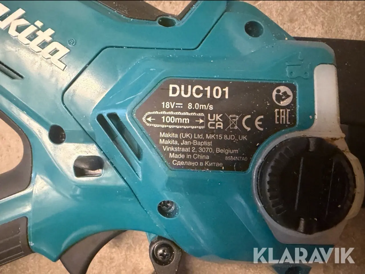 Billede 6 - Lot af havemaskiner Makita inkl. 3 batterier, lader og tilbehør