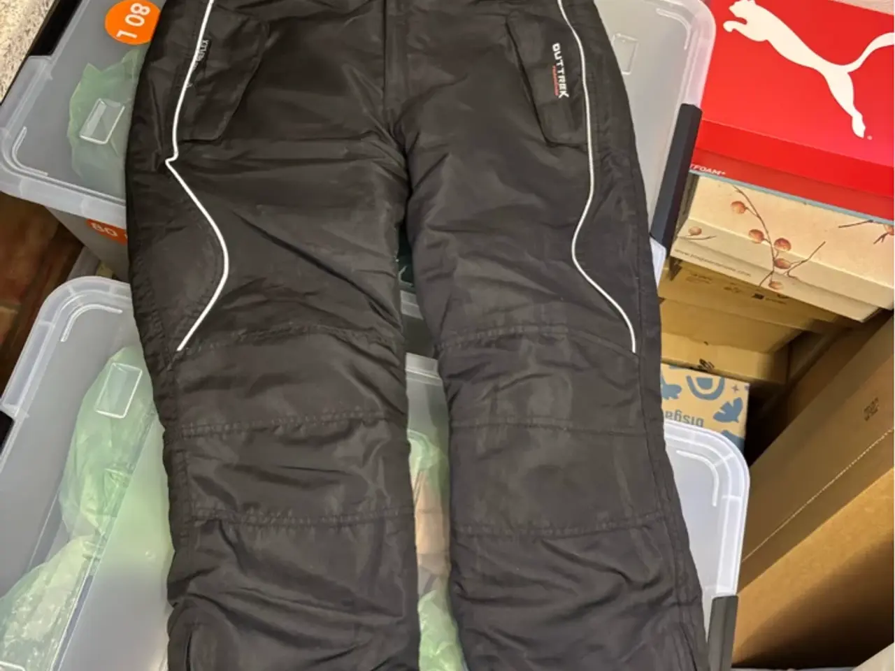 Billede 1 - Outtrek Windtex MC børne bukser str 152/165 sort