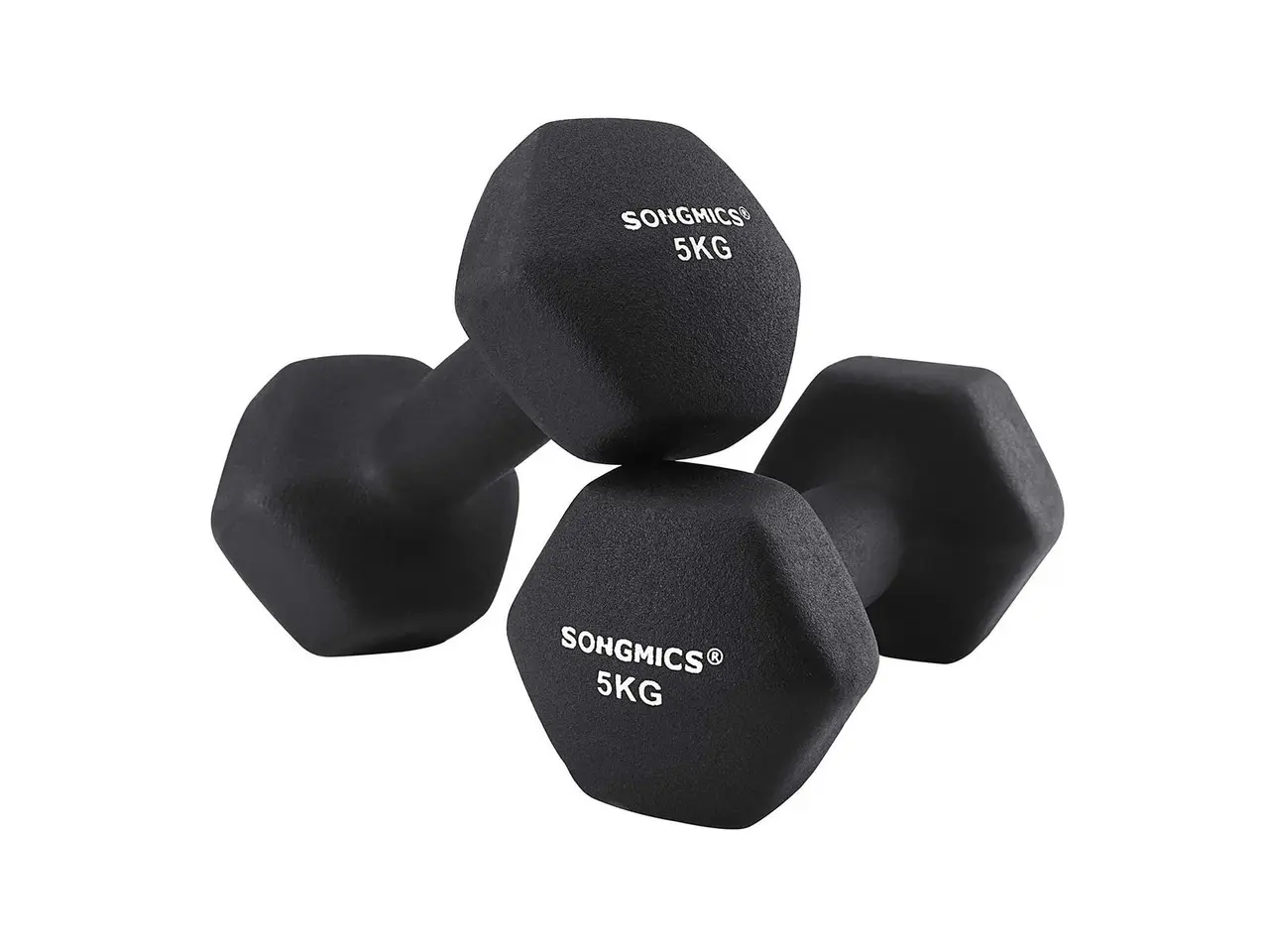 Billede 1 - Håndvægte 2 x 5 kg - sort