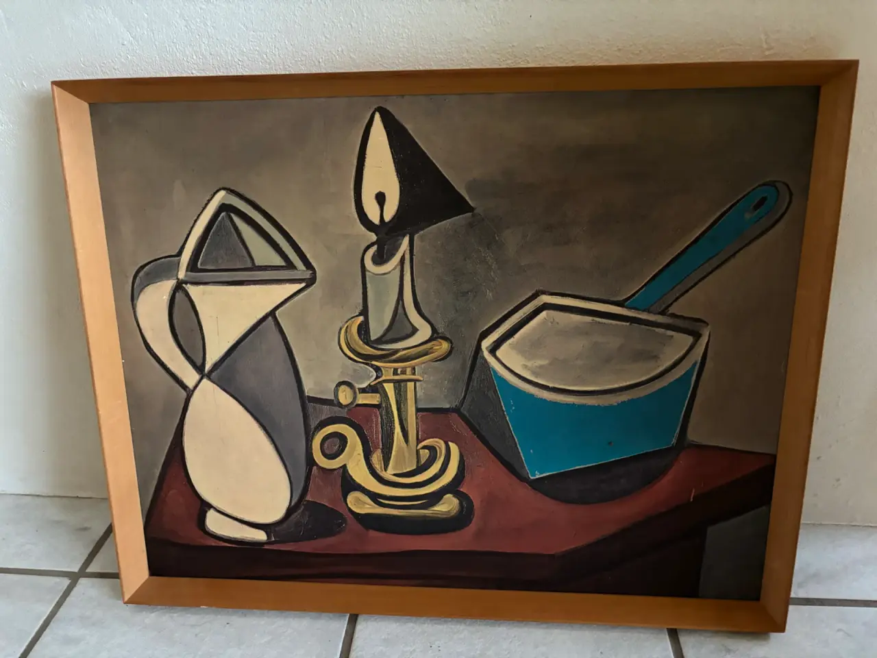 Billede 1 - Ældre Picasso-kunsttryk:Den emaljerede kasserolle