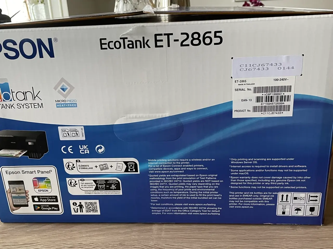 Billede 2 - Ny Epson printer