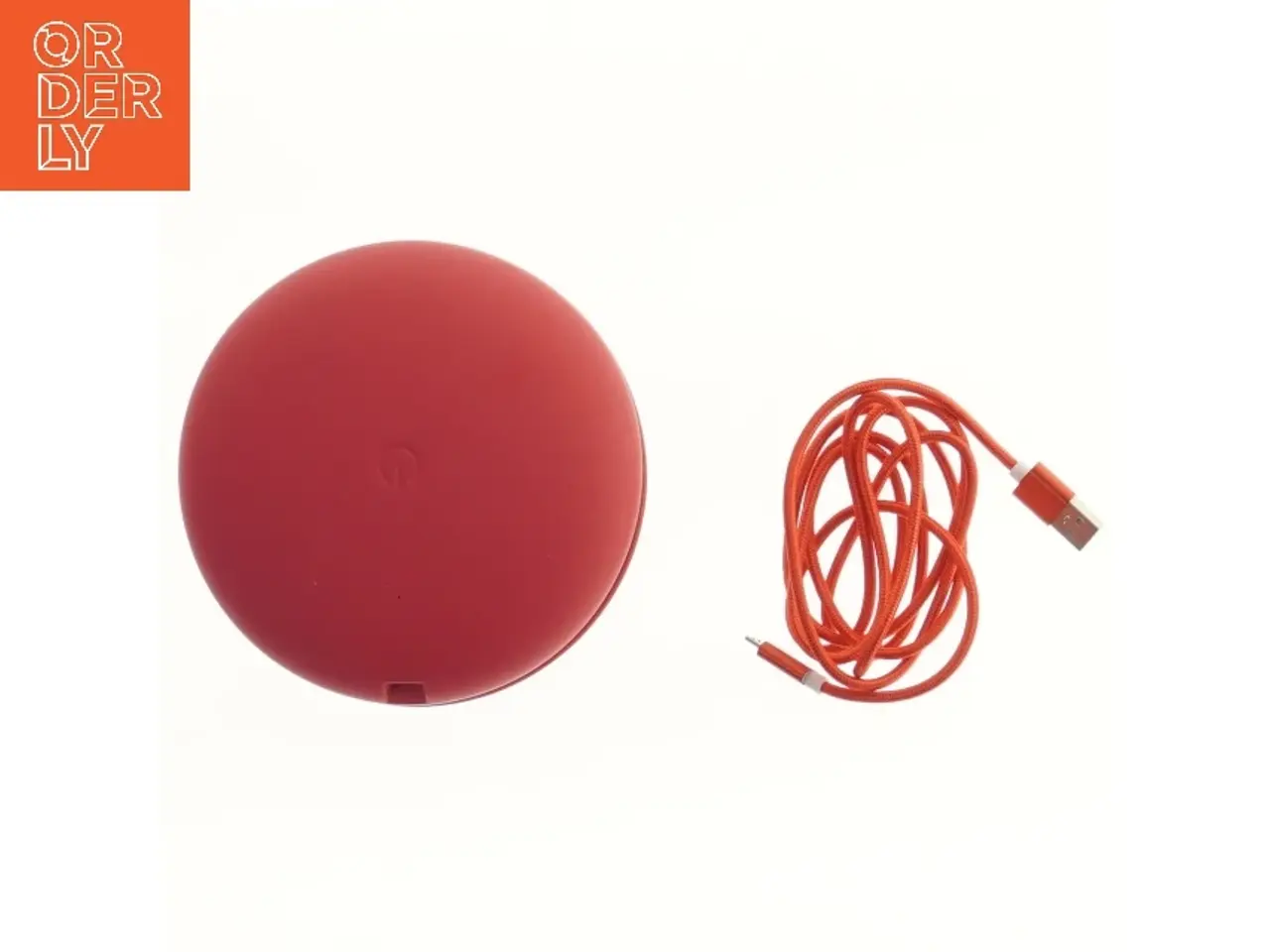 Billede 1 - Rød LED neglelampe med USB-kabel fra Le Mini Macaron (str. Ø 14 cm)