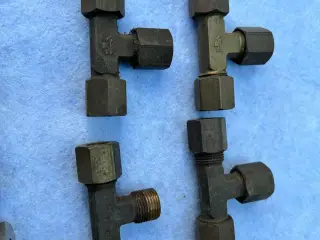 T- stykke messing 