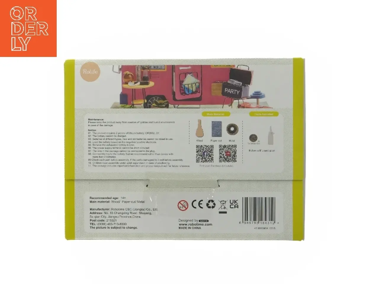 Billede 5 - DIY miniature house Camping Vogn(str. 5x27,5x20 cm)