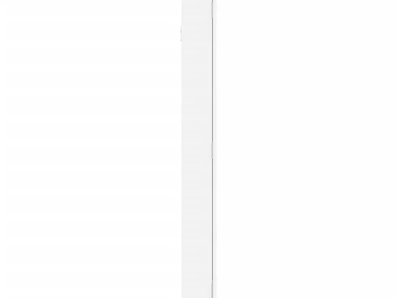 Billede 6 - Væghængt smykkeskab med spejl 37,5x10x106 cm hvid