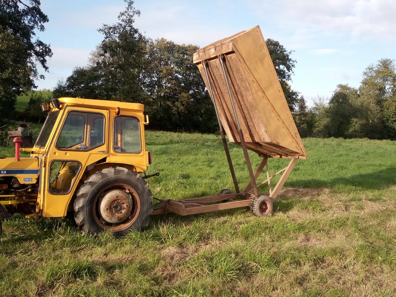 Billede 1 - Leyland 154 med 1,5T tipvogn