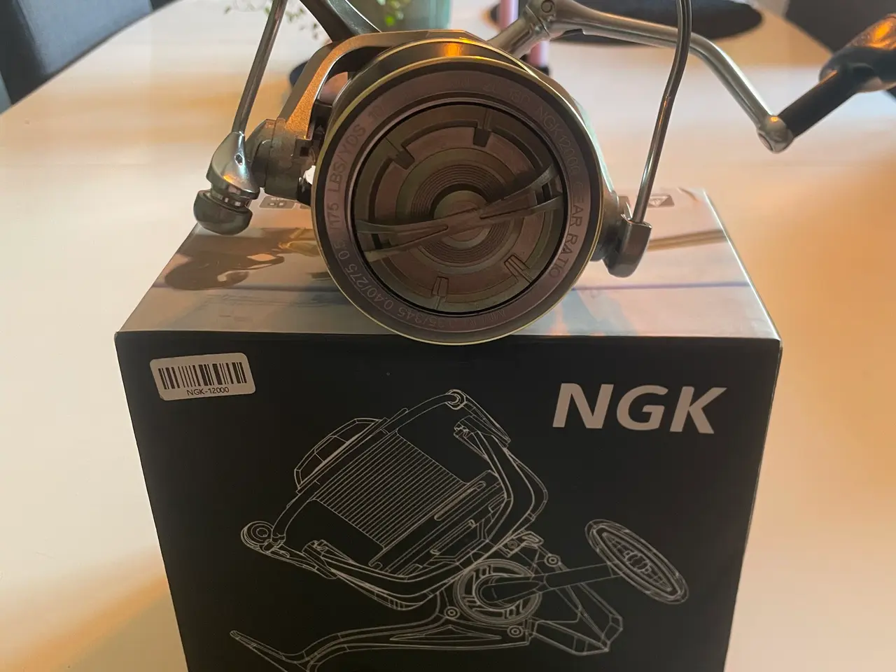 Billede 7 - Fiske grej metal hjul og fletline