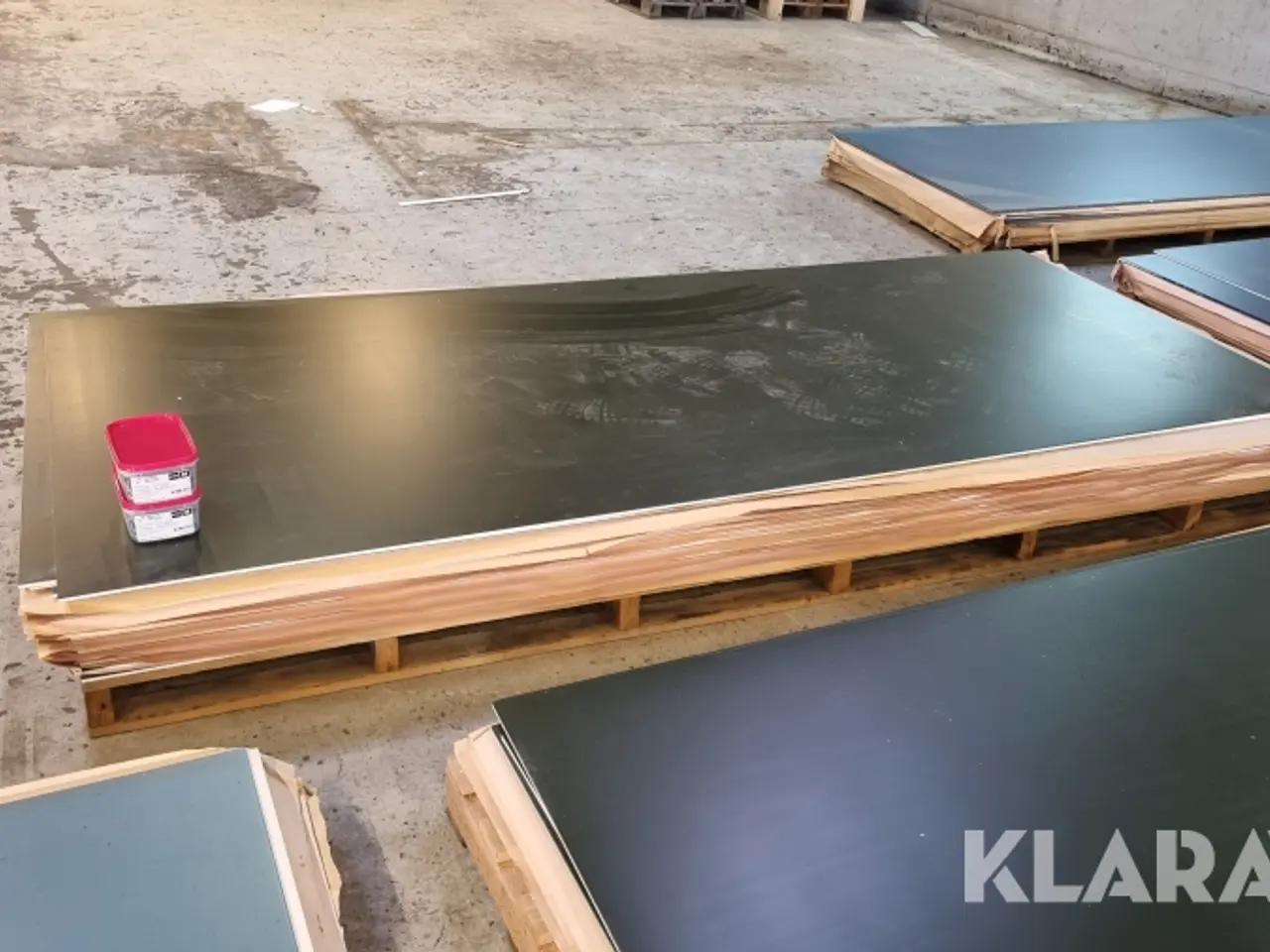 Billede 1 - Facadeplader Steni 24 styk NCS-S8010 med skruer