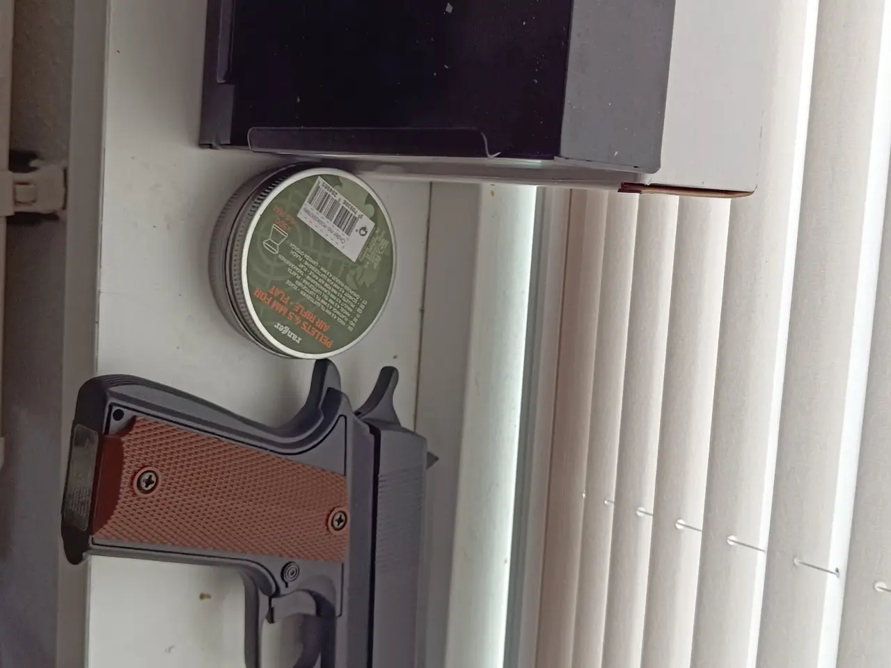 Billede 1 - Luft Pistol inklusive havl og skyde paper