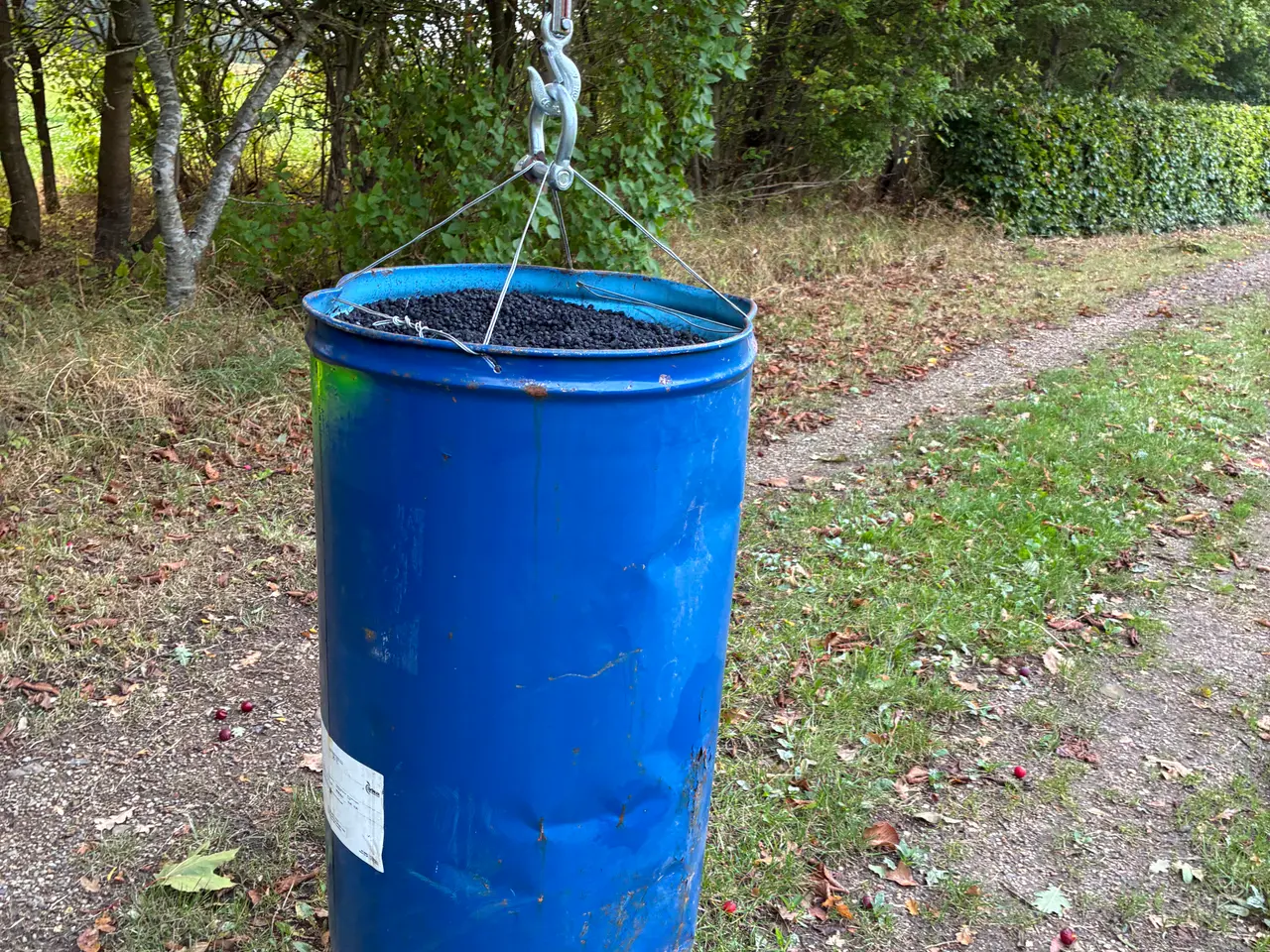 Billede 1 - Biokul / Biochar af halmpiller