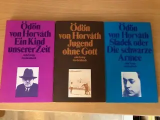Ödön von Horváth 3 romaner