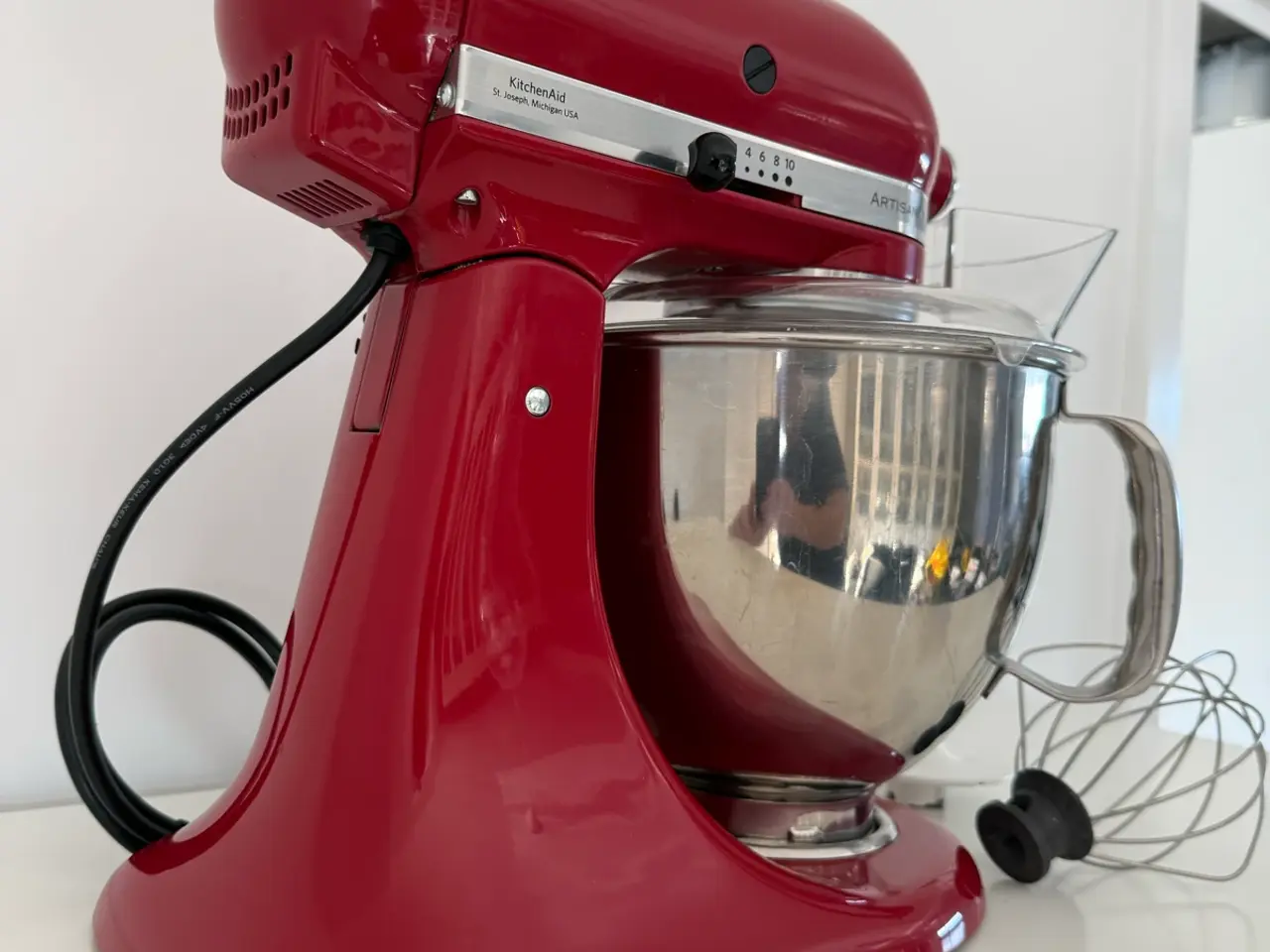 Billede 5 - Flot KitchenAid Artisan røremaskine i rød