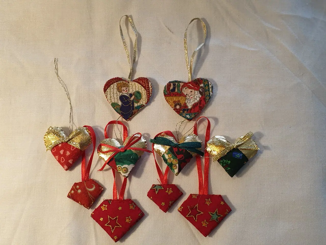 Billede 1 - Julepynt mini patchwork ialt10kr