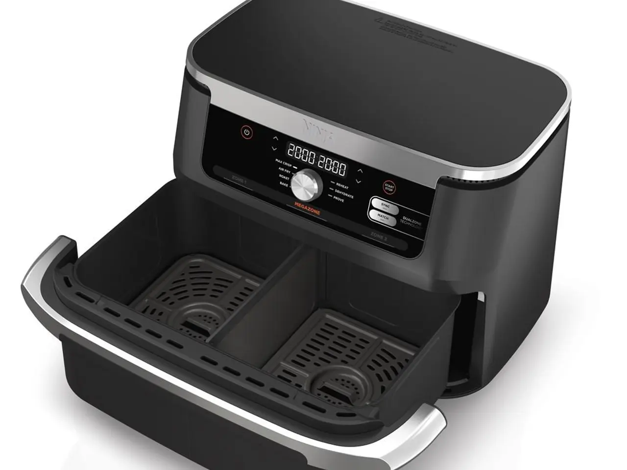 Billede 6 - Airfryer Ninja AF500EU Double 10,4 l - sort/rustfrit stål