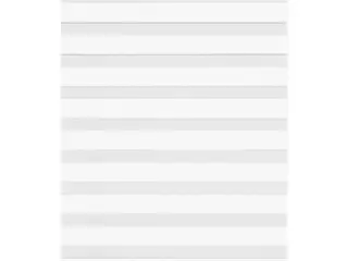 Zebragardin - hvid 110×150 cm, stofbredde 105,9 cm, polyester