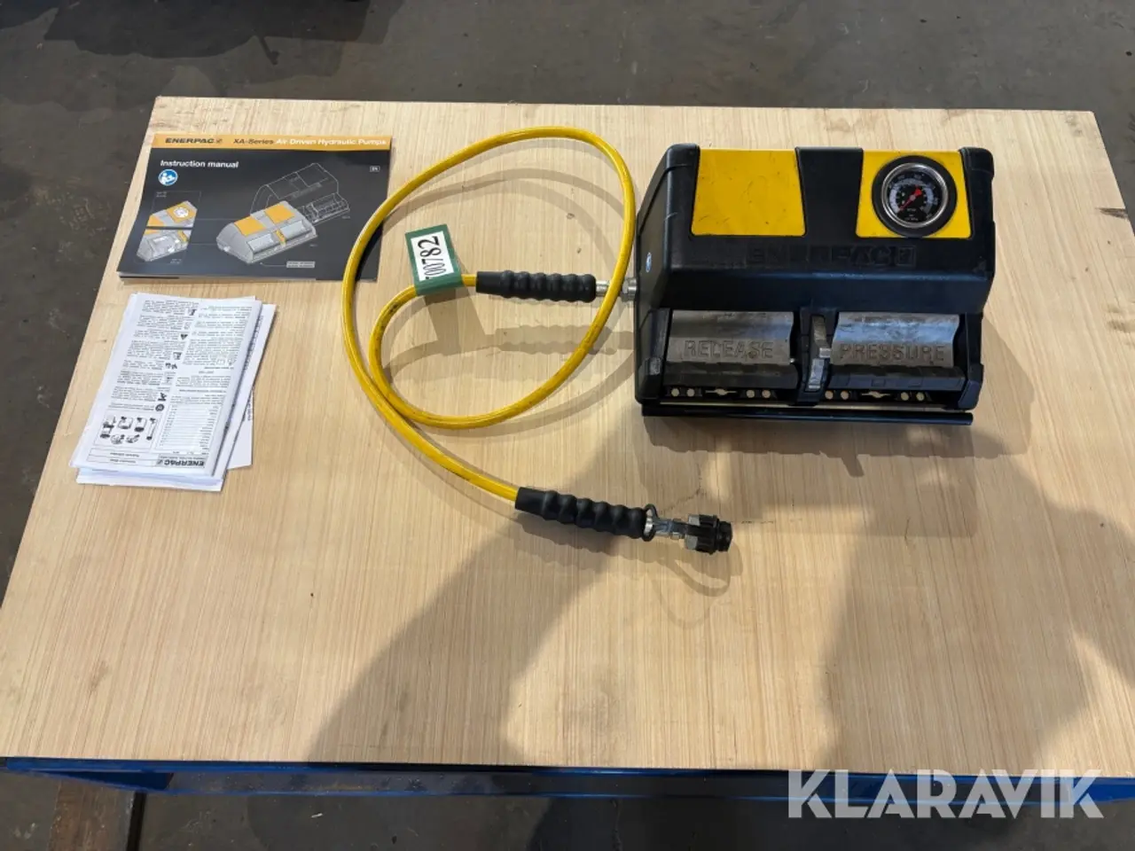 Billede 2 - Luft hydraulik pumpe Enerpac XA12G