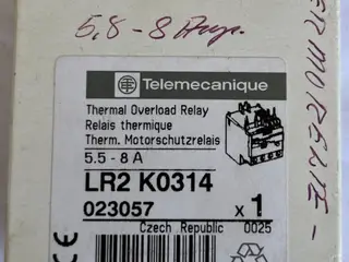Telemecanique LR2 K0314 Thermal Overload relæ Unit