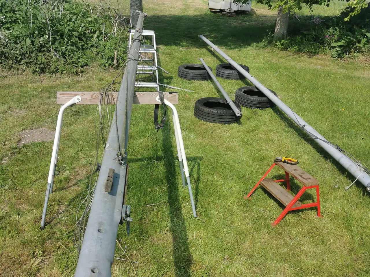 Billede 5 - Mast og bom til sejlbåd