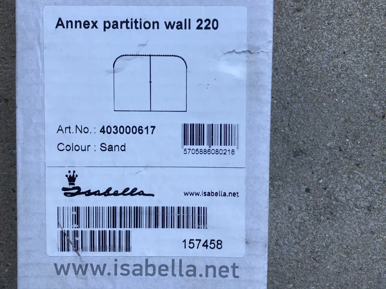 Billede 1 - Ny rumdeler Penta annex 220