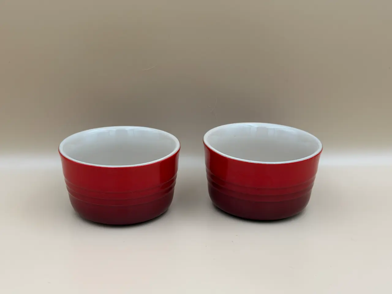 Billede 1 - 2 stk røde Ramekiner fra Le Creuset