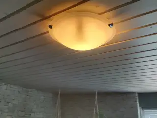 Lampe i glas