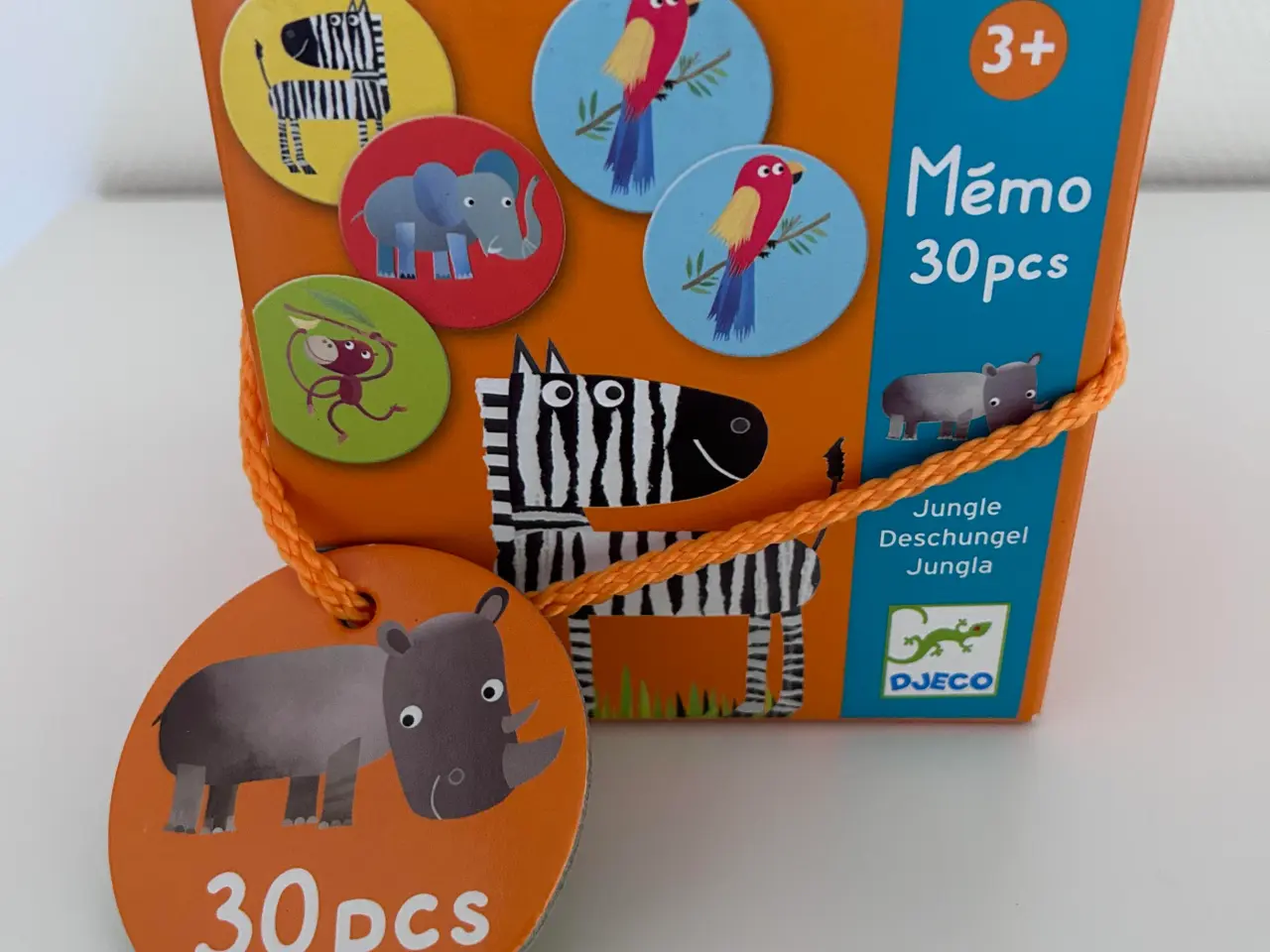 Billede 1 - Djeco Jungle vendespil, 30 brikker