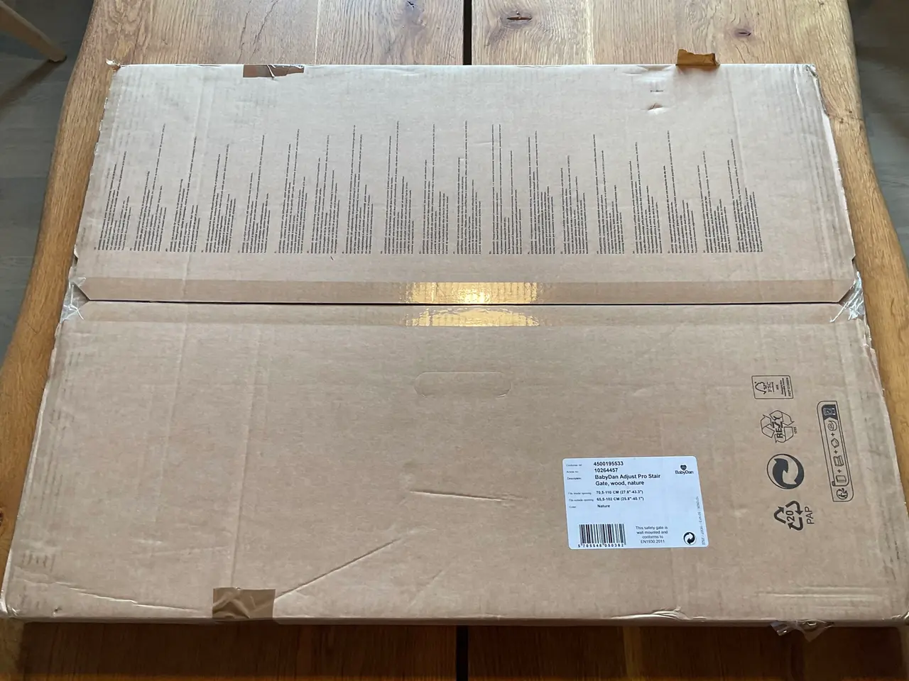 Billede 4 - BabyDan Adjust Pro Skruegitter, Wood. Ubrugt.