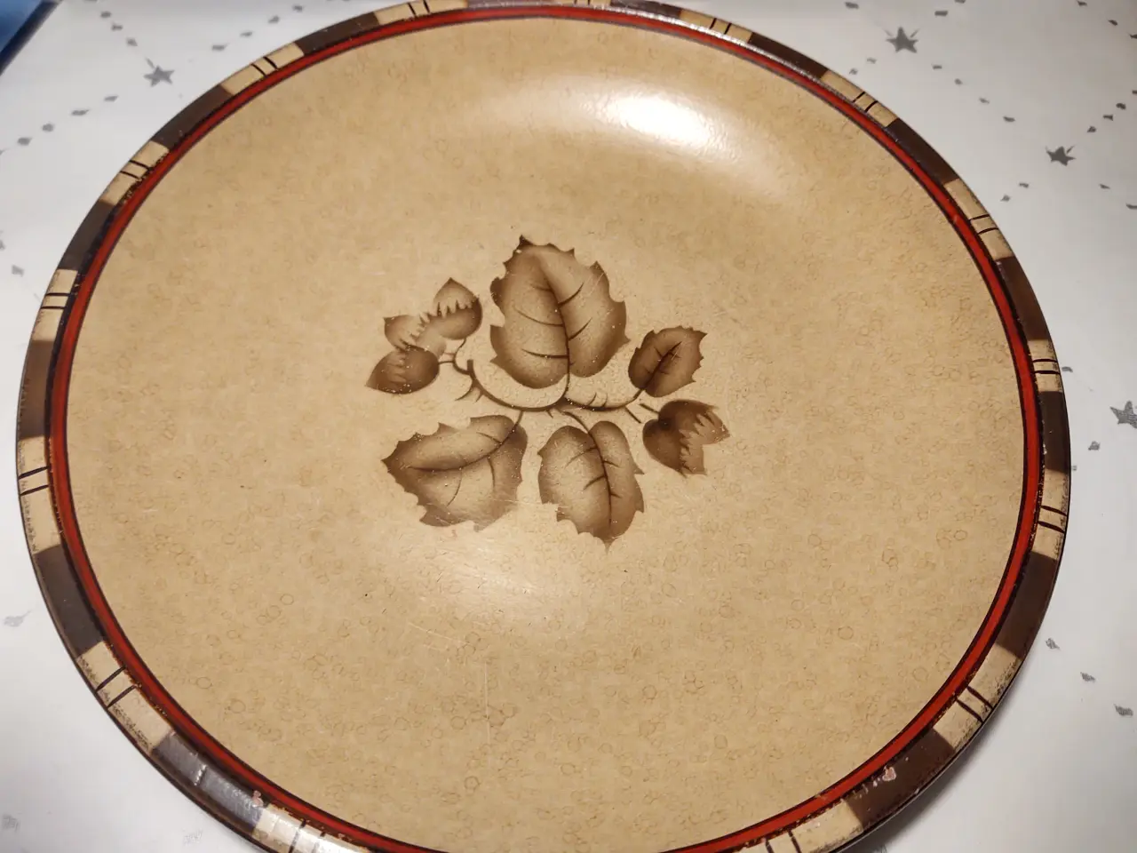 Billede 2 - Frugtfad /6 stk. tallerkner Knabstrup 29cm