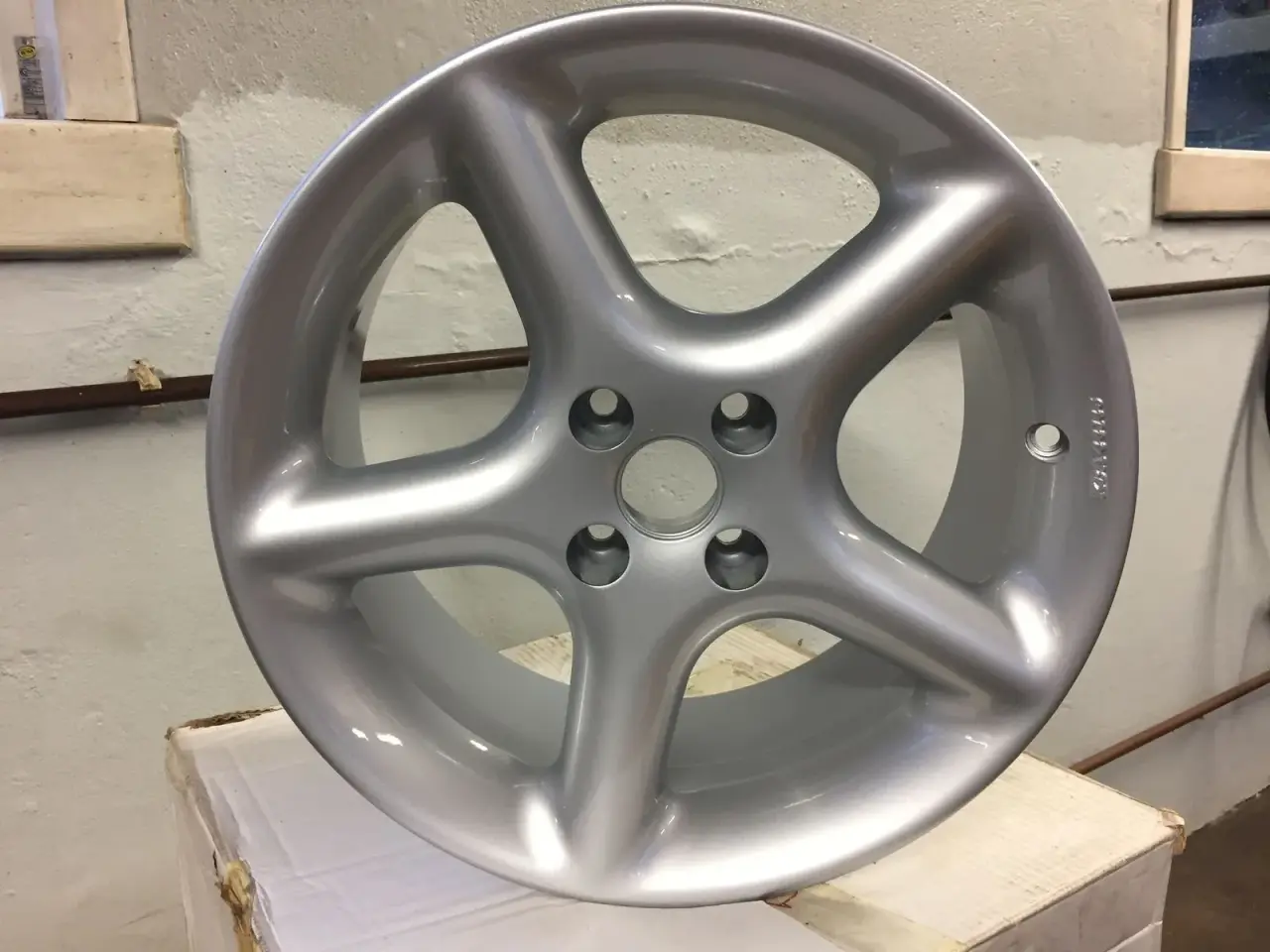 Billede 1 -  Nye 16" alufælge til f.eks. Alfasud/Sprint/33