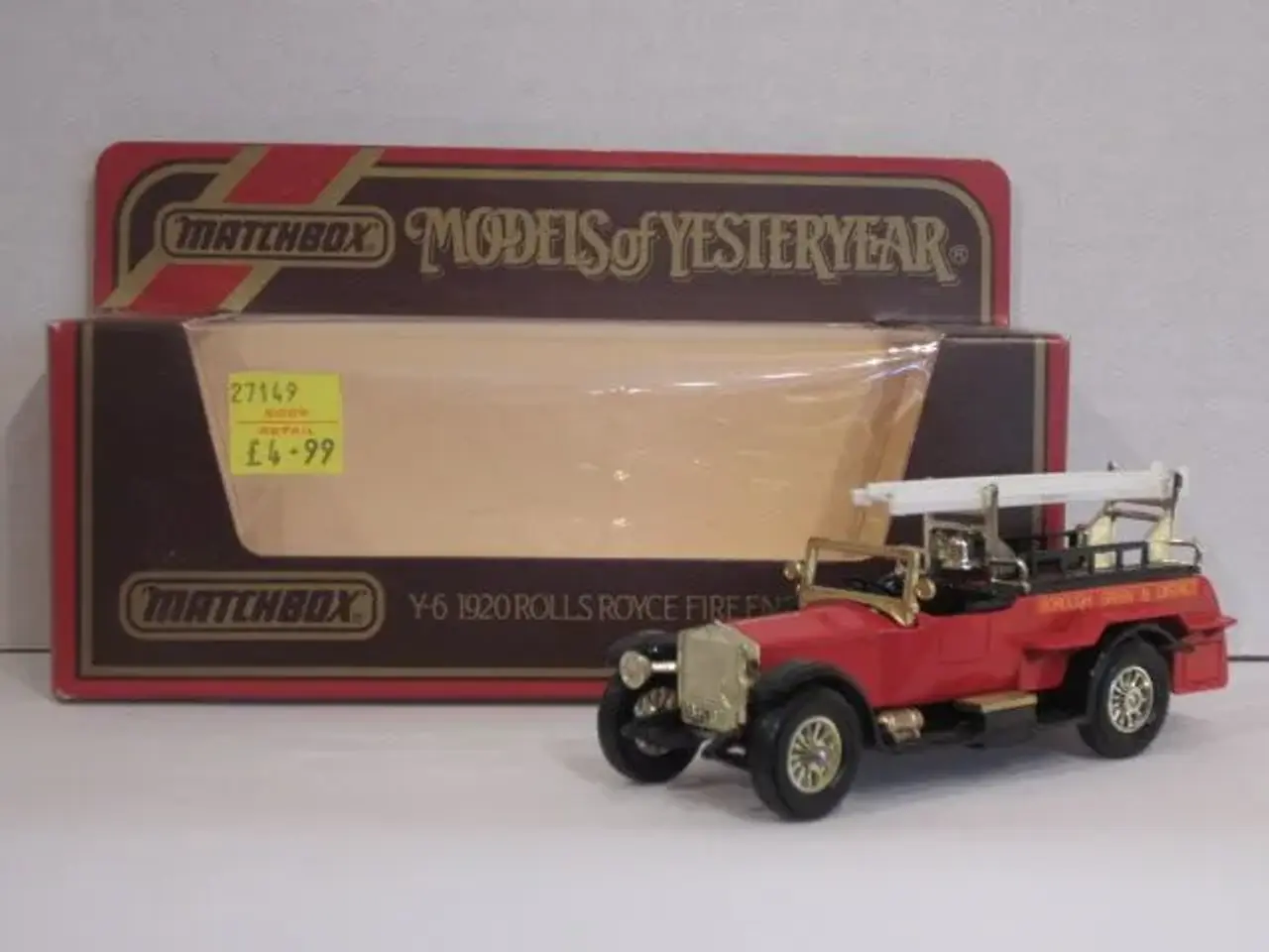 Billede 5 - Matchbox biler - Rolls Royce Fire Engine