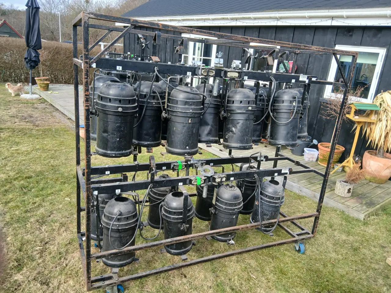 Billede 1 - Scenelys PAR64 lamper på stativ