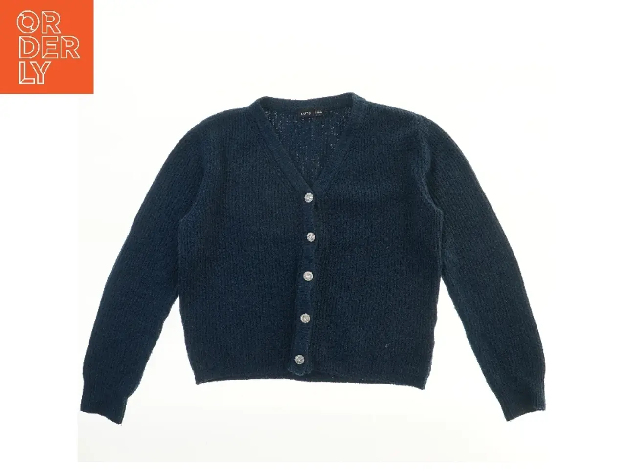 Billede 1 - Mørkeblå Cardigan fra LMTD (str. 158)