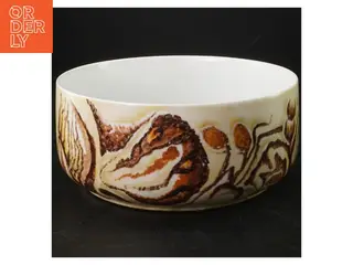 Porcelænsskål med marmoreret mønster fra Arzberg (str. 20 cm)