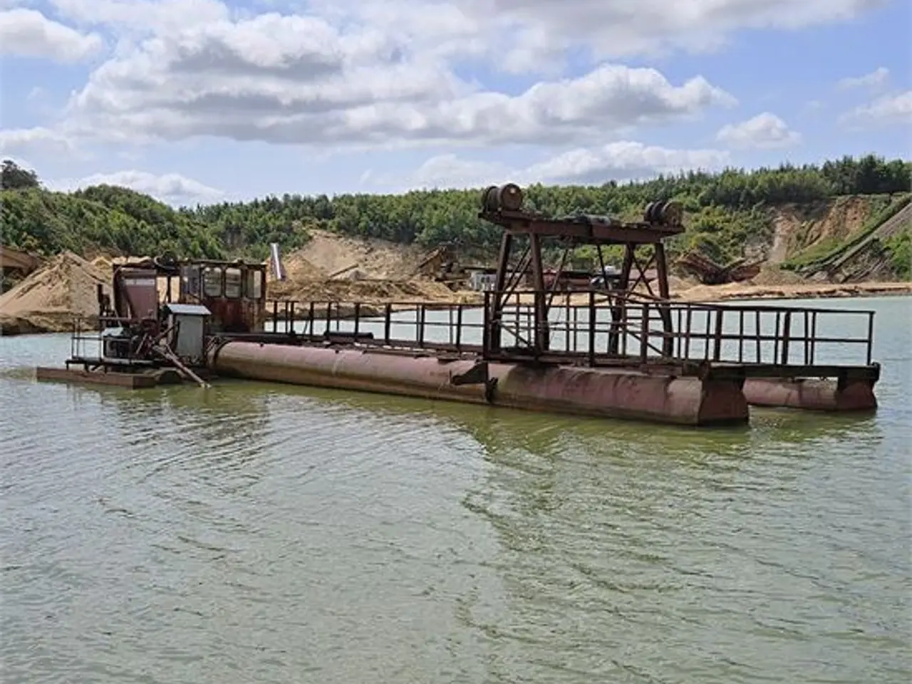 Billede 1 - ABC 25 m Sand Dredger - Senne Saugbagger / Sand dredger / Sandsugerpram
