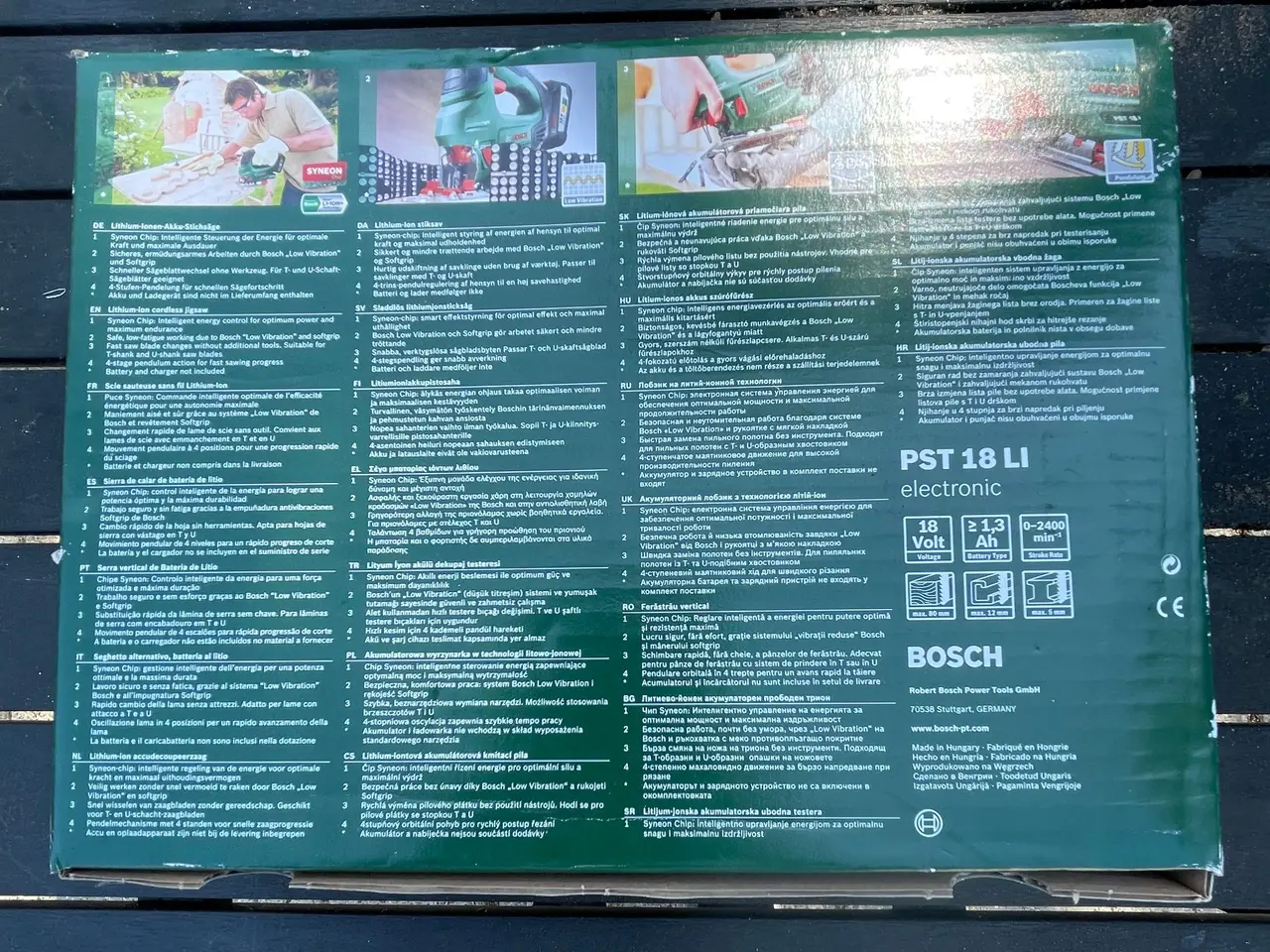 Billede 3 -  Bosch PST 18 LI stiksav.