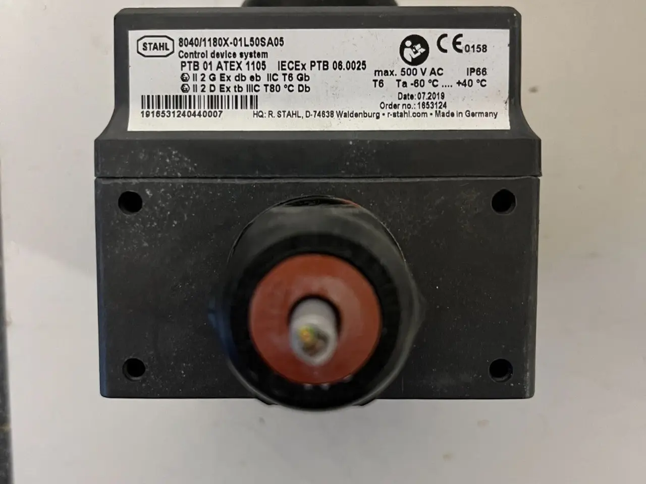 Billede 4 - 3x STAHL 8040/1180X-01L50SA05 Push Button Switches