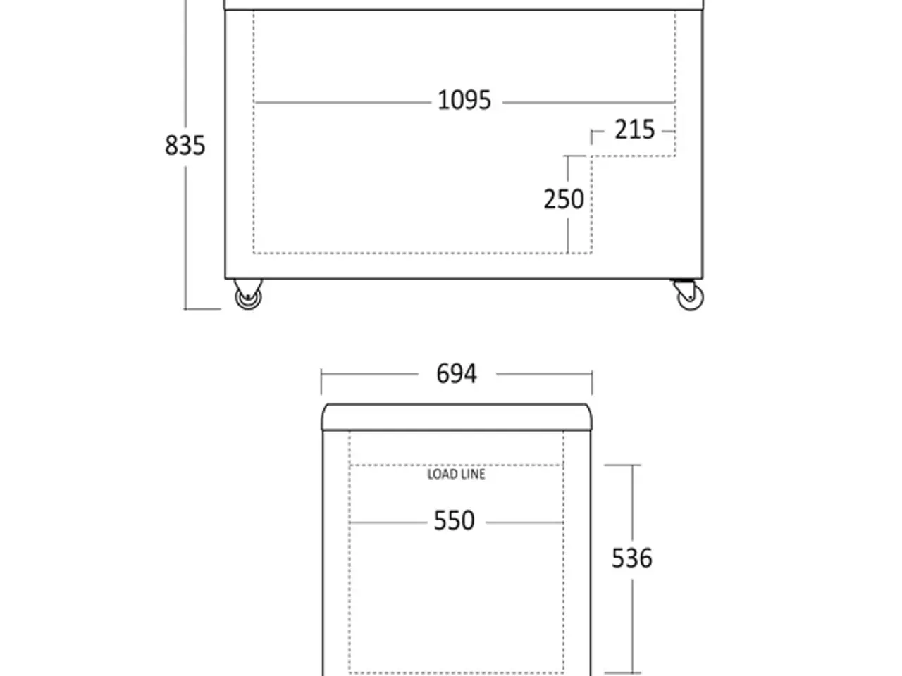 Billede 2 - Scandomestic Isfryer 372 Liter – Statisk – IC410D