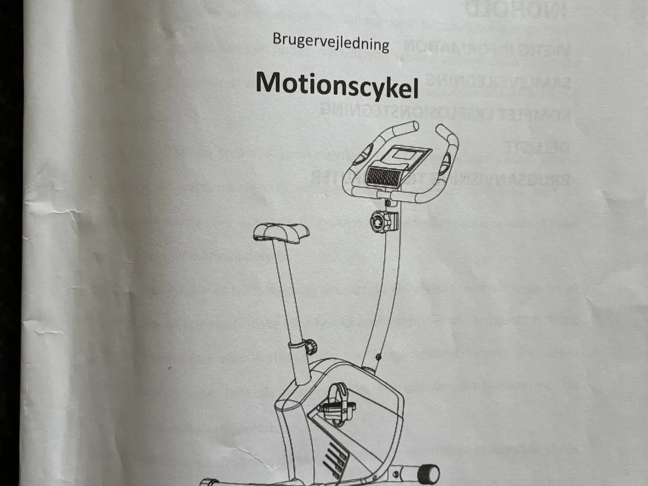 Billede 3 - Motionscykel - står som ny