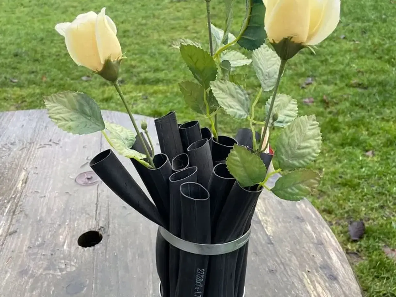 Billede 1 - Vase af cykelslange