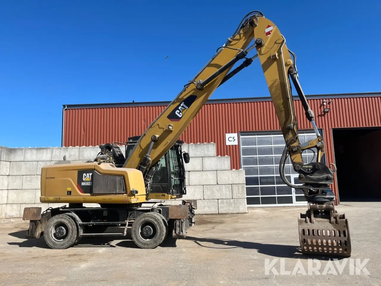 Billede 3 - Sortermaskine Caterpillar MH3022 med hævebart førerhus