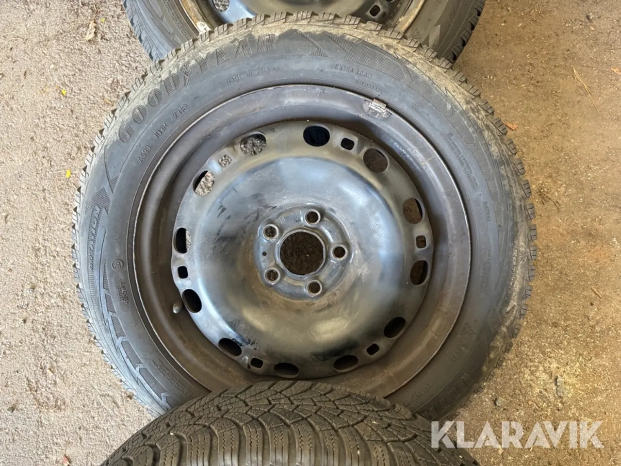 Billede 4 - Dæk på fælge Goodyear Ultragrip