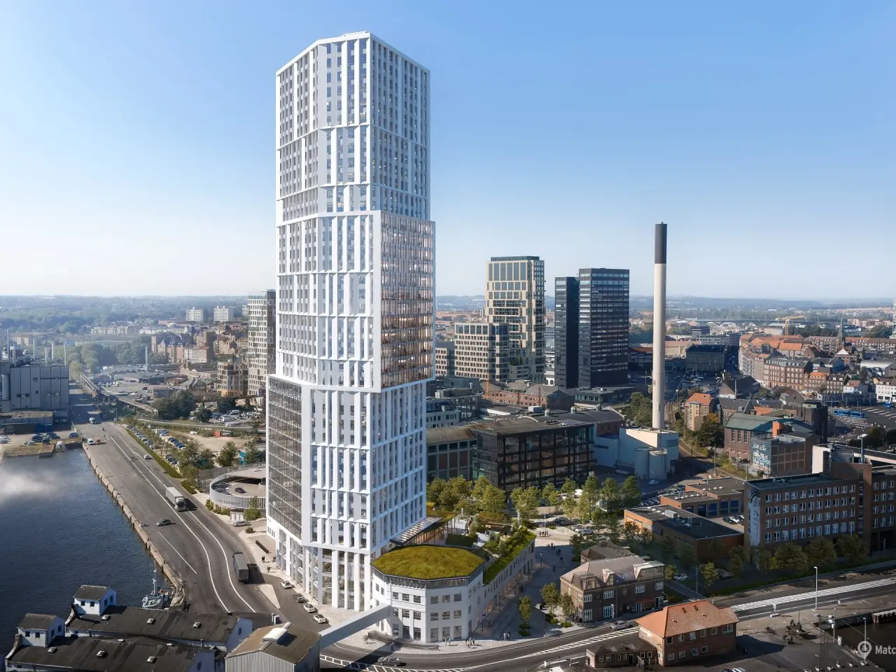 Billede 2 - Danmarks højeste kontorhus i Aarhus C