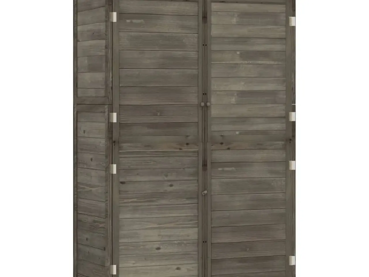 Billede 2 - Haveskur 102x52x174,5 cm massivt grantræ antracitgrå