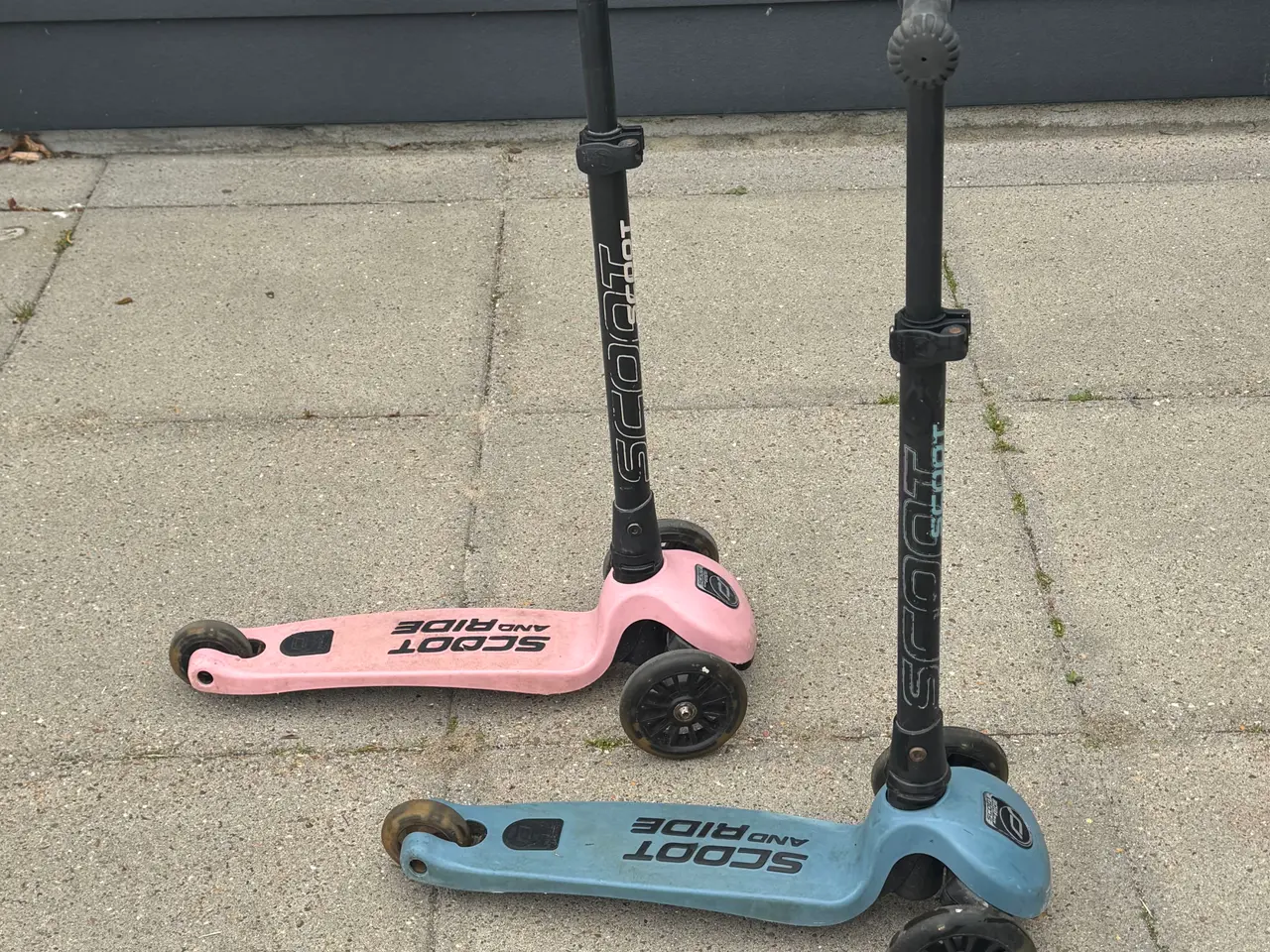 Billede 2 - Scoot and Ride Highwaykick 3-hjulede løbehjul blå